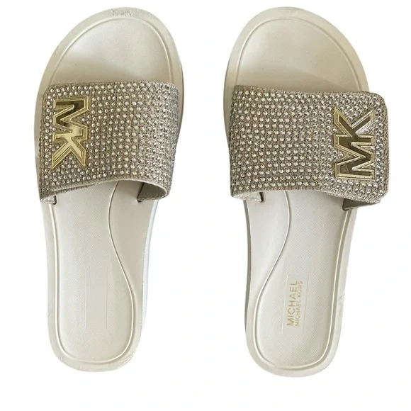 MICHAEL KORS
Embellished Platform Slide Sandal SIZE 8 - Picture 6 of 7